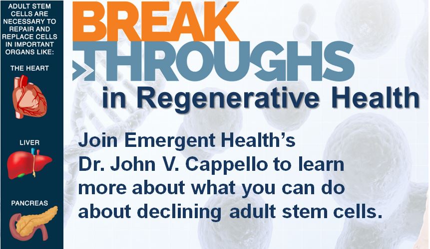 Breakthroughs in Regenerative Health flyer