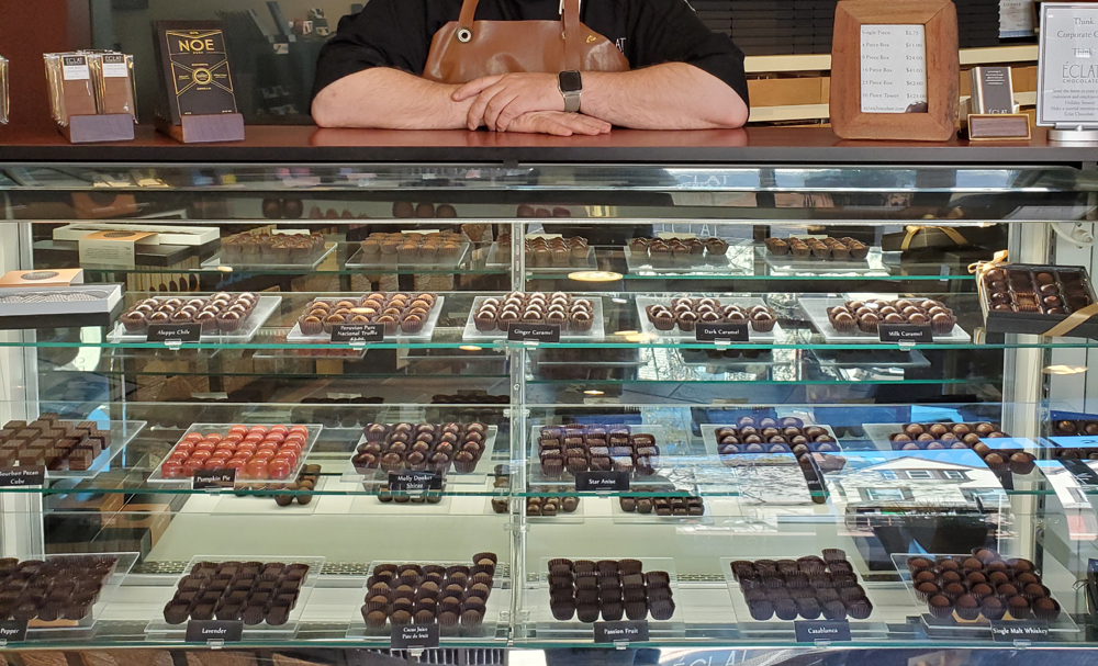 Eclat Chocolate on Display